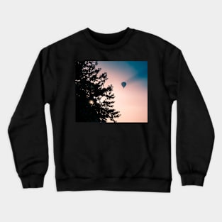 Hot Air Balloon at Sunrise Crewneck Sweatshirt